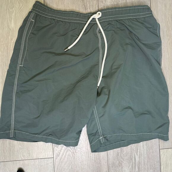Hartford men's classic swim trunks‎ green bathing suit size medium